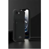 Newface Apple iPhone 16E Kelvin Kartvizitli Silikon - Siyah