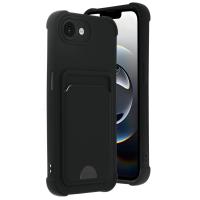 Newface Apple iPhone 16E Kelvin Kartvizitli Silikon - Siyah