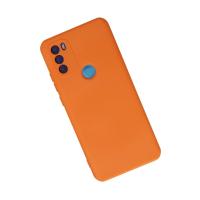 Newface General Mobile GM 21 Plus Kılıf Nano içi Kadife Silikon - Turuncu