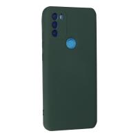 Newface General Mobile GM 21 Plus Kılıf Nano içi Kadife Silikon - Koyu Yeşil