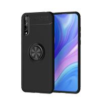 Newface Huawei P Smart S Kılıf Range Yüzüklü Silikon - Siyah