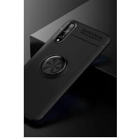 Newface Huawei P Smart S Kılıf Range Yüzüklü Silikon - Siyah