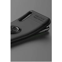 Newface Huawei P Smart S Kılıf Range Yüzüklü Silikon - Siyah