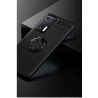 Newface Huawei P40 Kılıf Range Yüzüklü Silikon - Siyah