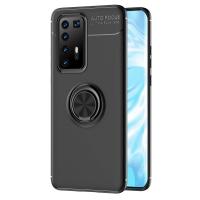 Newface Huawei P40 Pro Kılıf Range Yüzüklü Silikon - Siyah