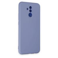 Newface Huawei Mate 20 Lite Kılıf Nano içi Kadife Silikon - Lila