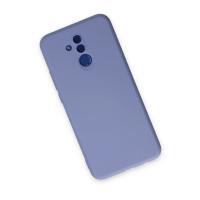 Newface Huawei Mate 20 Lite Kılıf Nano içi Kadife Silikon - Lila