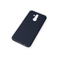 Newface Huawei Mate 20 Lite Kılıf Nano içi Kadife Silikon - Lacivert