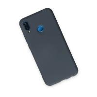 Newface Huawei P20 Lite Kılıf Nano içi Kadife Silikon - Gri