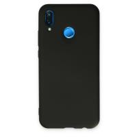 Newface Huawei P20 Lite Kılıf Nano içi Kadife Silikon - Siyah