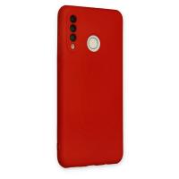 Newface Huawei P30 Lite Kılıf Nano içi Kadife Silikon - Kırmızı