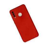 Newface Huawei P30 Lite Kılıf Nano içi Kadife Silikon - Kırmızı