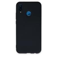 Newface Huawei P20 Lite Kılıf Nano içi Kadife Silikon - Lacivert