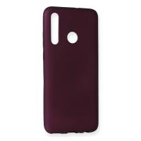 Newface Huawei Honor 20 Lite Kılıf First Silikon - Mürdüm