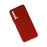 Newface Huawei P Smart 2021 Kılıf First Silikon - Bordo