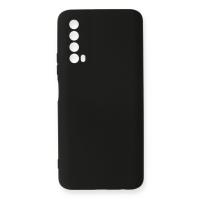 Newface Huawei P Smart 2021 Kılıf Nano içi Kadife Silikon - Siyah