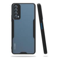 Newface Huawei P Smart 2021 Kılıf Platin Silikon - Siyah