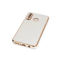 Newface Huawei P30 Lite Kılıf Volet Silikon - Beyaz