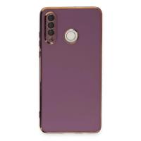 Newface Huawei P30 Lite Kılıf Volet Silikon - Mor