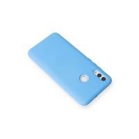 Newface Huawei P Smart 2019 Kılıf Nano içi Kadife Silikon - Mavi