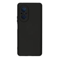 Newface Huawei Nova 9 SE Kılıf Nano içi Kadife Silikon - Siyah