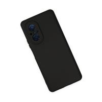 Newface Huawei Nova 9 SE Kılıf Nano içi Kadife Silikon - Siyah