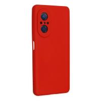 Newface Huawei Nova 9 SE Kılıf Nano içi Kadife Silikon - Kırmızı