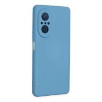 Newface Huawei Nova 9 SE Kılıf Nano içi Kadife Silikon - Mavi