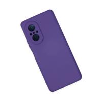 Newface Huawei Nova 9 SE Kılıf Nano içi Kadife Silikon - Mor