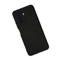 Newface Huawei Nova Y70 Kılıf Nano içi Kadife Silikon - Siyah