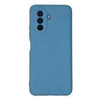 Newface Huawei Nova Y70 Kılıf Nano içi Kadife Silikon - Mavi