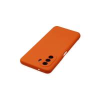 Newface Huawei Nova Y70 Kılıf Nano içi Kadife Silikon - Turuncu