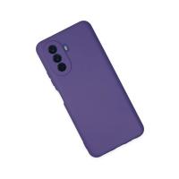 Newface Huawei Nova Y70 Kılıf Nano içi Kadife Silikon - Mor