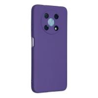 Newface Huawei Nova Y90 Kılıf Nano içi Kadife Silikon - Mor