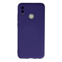 Newface Huawei P Smart 2019 Kılıf Nano içi Kadife Silikon - Mor