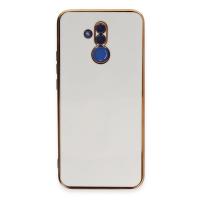 Newface Huawei Mate 20 Lite Kılıf Volet Silikon - Beyaz