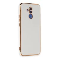 Newface Huawei Mate 20 Lite Kılıf Volet Silikon - Beyaz