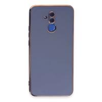 Newface Huawei Mate 20 Lite Kılıf Volet Silikon - Mavi