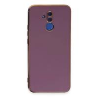 Newface Huawei Mate 20 Lite Kılıf Volet Silikon - Mor