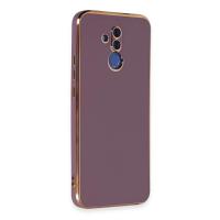 Newface Huawei Mate 20 Lite Kılıf Volet Silikon - Mor