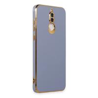 Newface Huawei Mate 10 Lite Kılıf Volet Silikon - Mavi