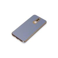 Newface Huawei Mate 10 Lite Kılıf Volet Silikon - Mavi