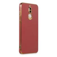 Newface Huawei Mate 10 Lite Kılıf Volet Silikon - Kırmızı