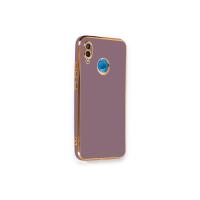 Newface Huawei P20 Lite Kılıf Volet Silikon - Mor