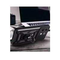 Newface İnfinix Zero 30 5G Kılıf Pars Lens Yüzüklü Silikon - Yeşil