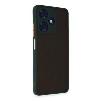 Newface İnfinix Hot 30 4G Kılıf Montreal Silikon Kapak - Yeşil