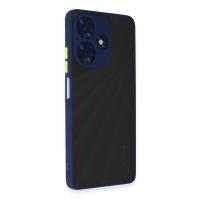 Newface İnfinix Hot 30 4G Kılıf Montreal Silikon Kapak - Lacivert