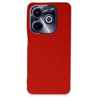 Newface İnfinix Hot 40i Kılıf First Silikon - Kırmızı