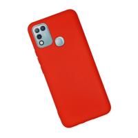 Newface İnfinix Hot 10 Play Kılıf Nano içi Kadife Silikon - Kırmızı