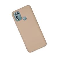 Newface İnfinix Hot 10 Play Kılıf Nano içi Kadife Silikon - Pudra